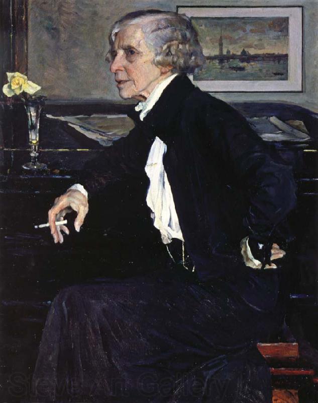 Nesterov Nikolai Stepanovich Portrait of Artist E.C. Spain oil painting art